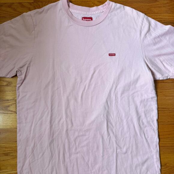 Supreme Small Box Logo Tee in Pink size XL - Picture 2 of 7